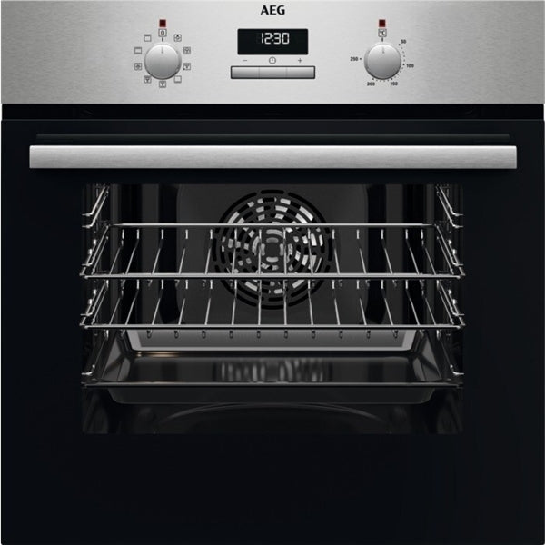 AEG BEB23101XM Single Oven Electric Built In in Stainless Steel GRADE B