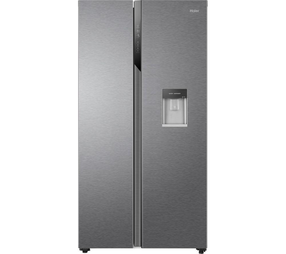Haier HSR3918EWPG American Fridge Freezer None Plumbed Silver