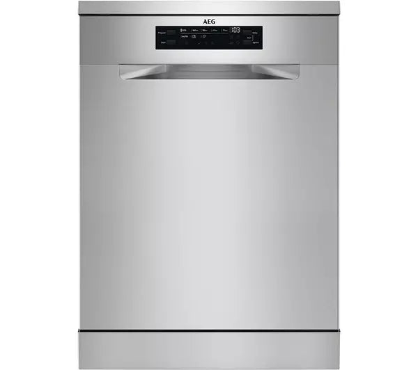 AEG FFB53937ZM Freestanding Dishwasher 60cm AirDry in Stainless Steel GRADE A