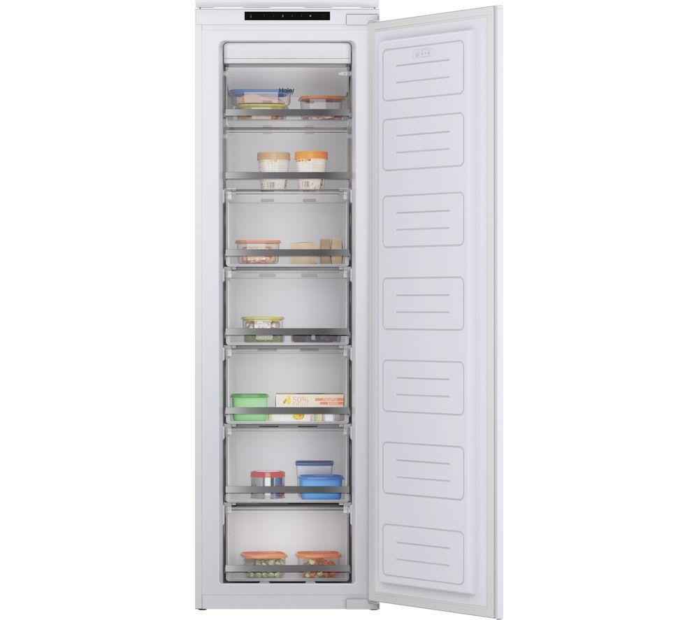 Haier HAUN518EWK Tall Fully Integrated No Frost Freezer Sliding Hinge