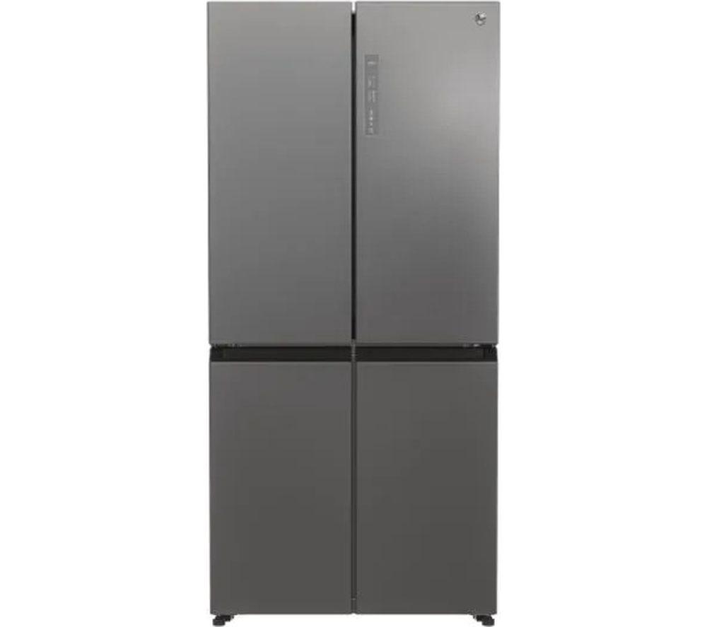 Hoover HHCR3818ENPL 4 Door American Fridge Freezer Stainless Steel