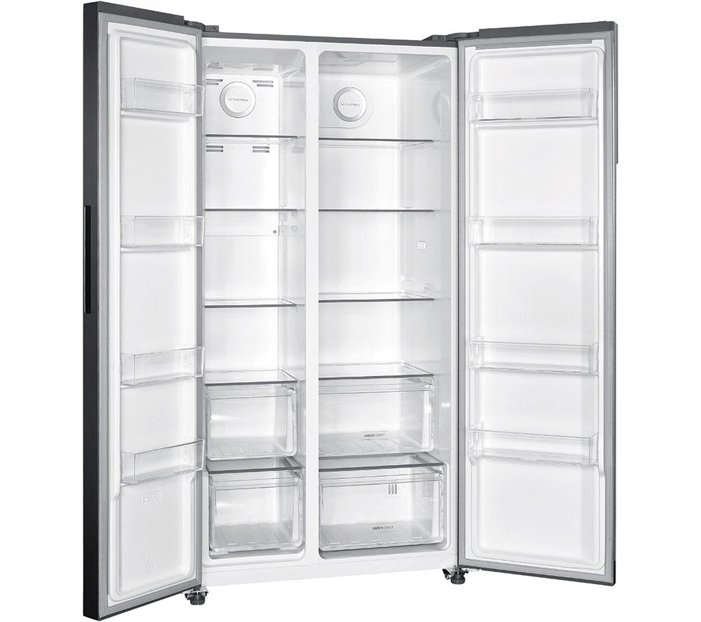 Hoover HHSBS0-6174XK-1 American Fridge Freezer Stainless Steel
