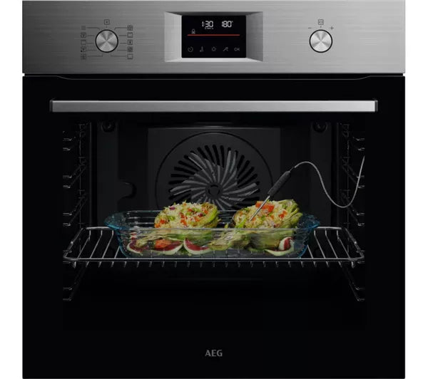 AEG OS6AB50AM Single Oven Electric Air Fry in Stainless Steel