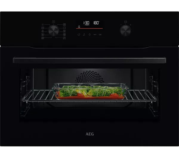 AEG OK6NK40K Built In Combination Microwave Oven in Black REFURBISHED