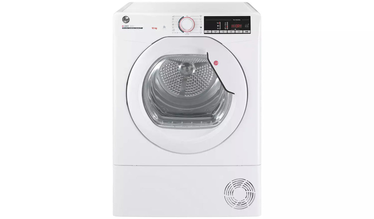 Hoover HLE C10TG-80 Tumble Dryer 10kg Condenser in White