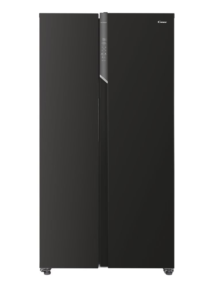 Candy CHSBSV5172EBKN Fridge Freezer American in Black