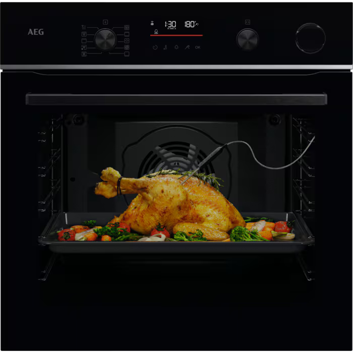 AEG TR6PB521SB Single Oven Electric Built in Black GRADE A