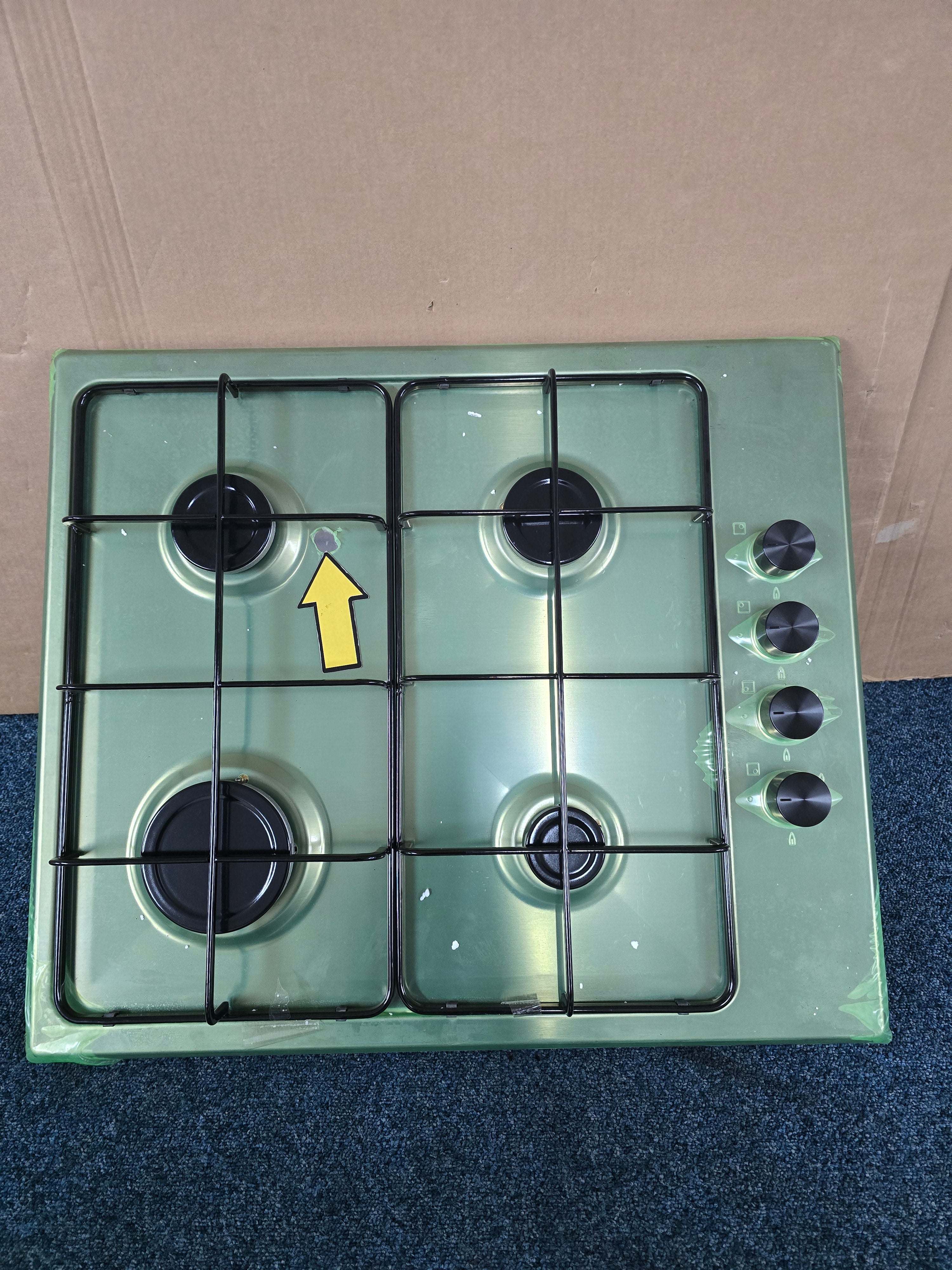 Electrolux KGS6404X Gas Hob 60cm 4 Burner in Stainless Steel GRADE B