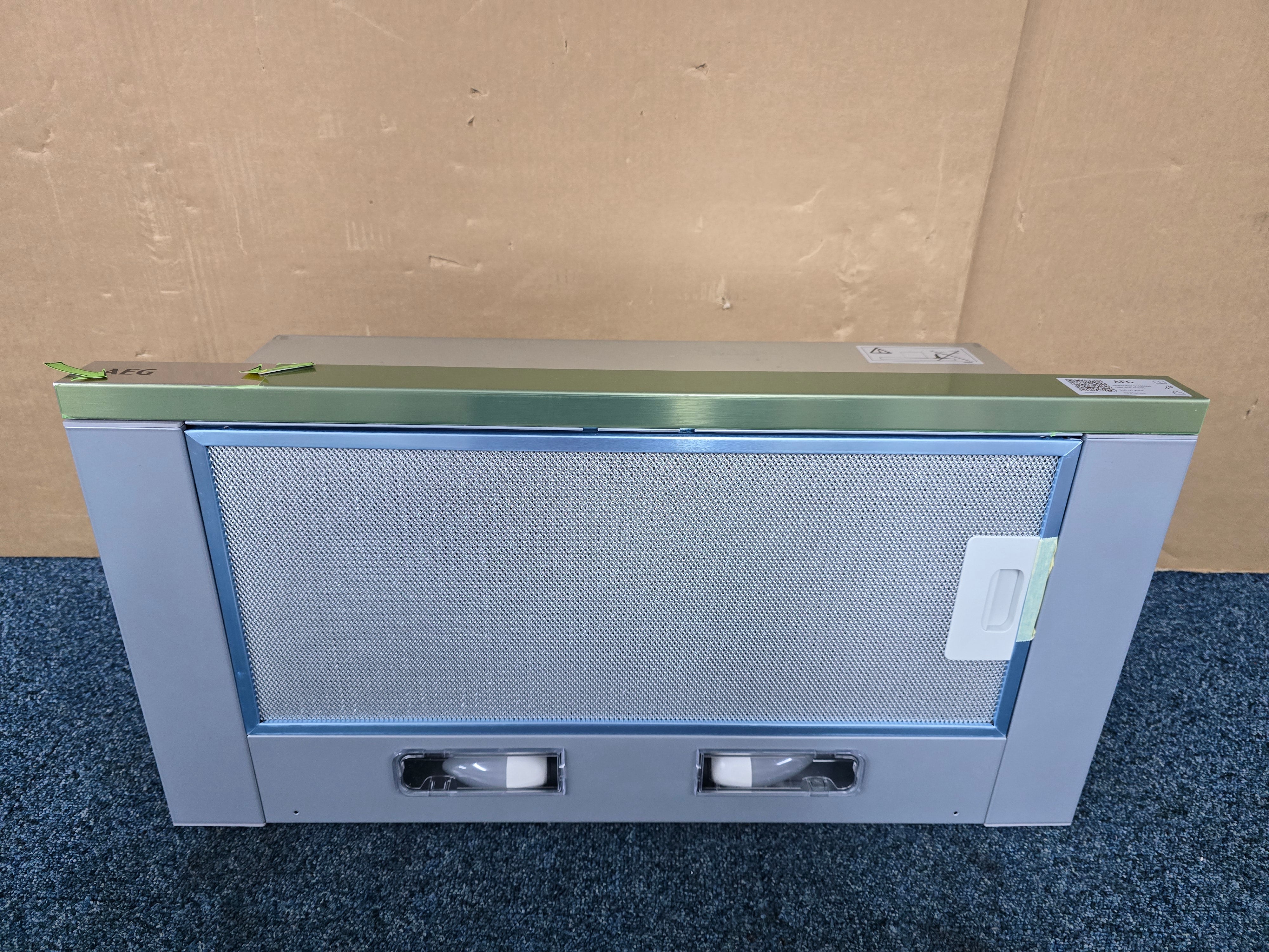 AEG DPB3632S Telescopic Hood 60cm Integrated in Silver GRADE A