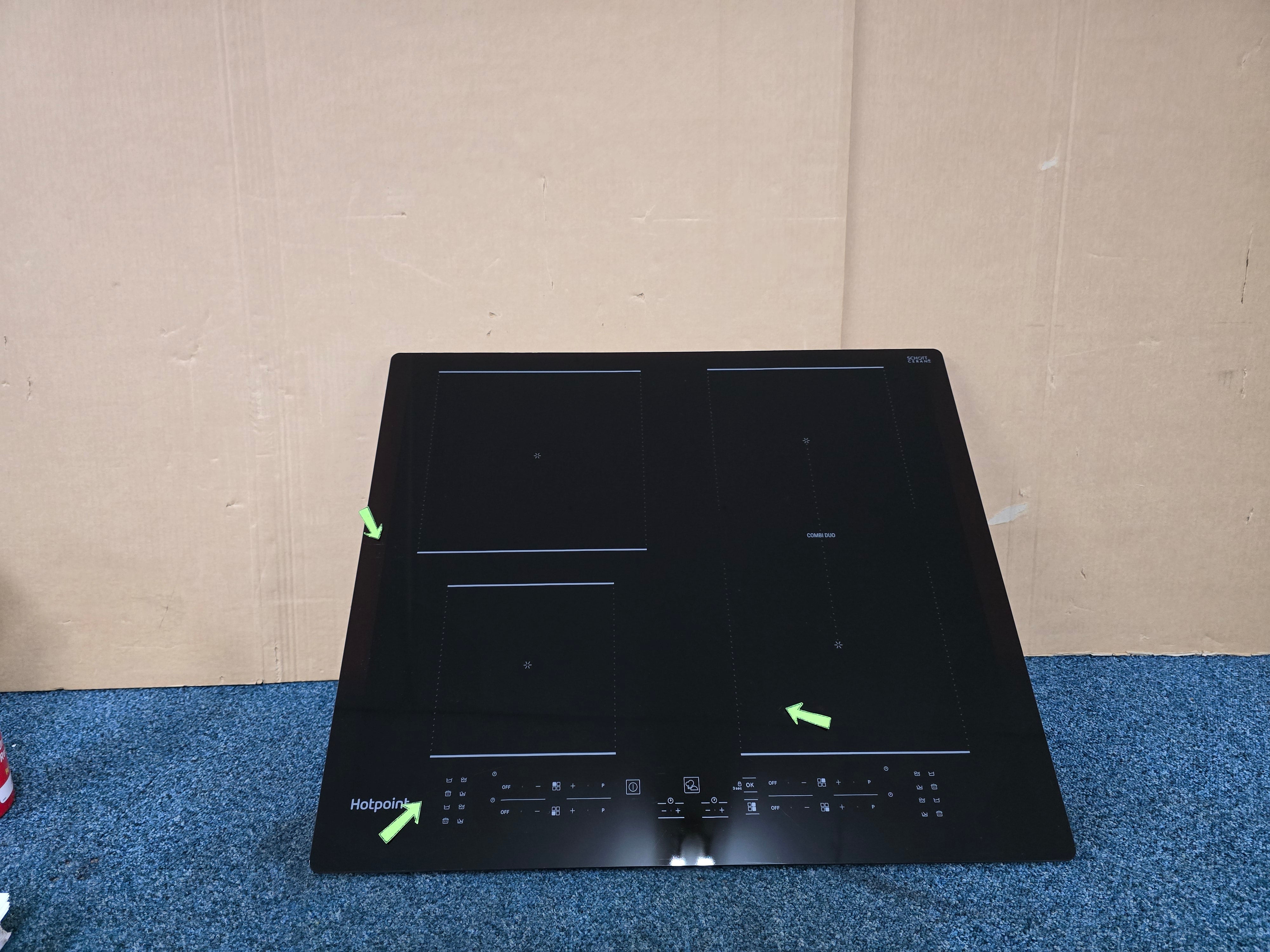 Hotpoint TB2160BNE Induction Hob 60m 4 Zone in Black GRADE B