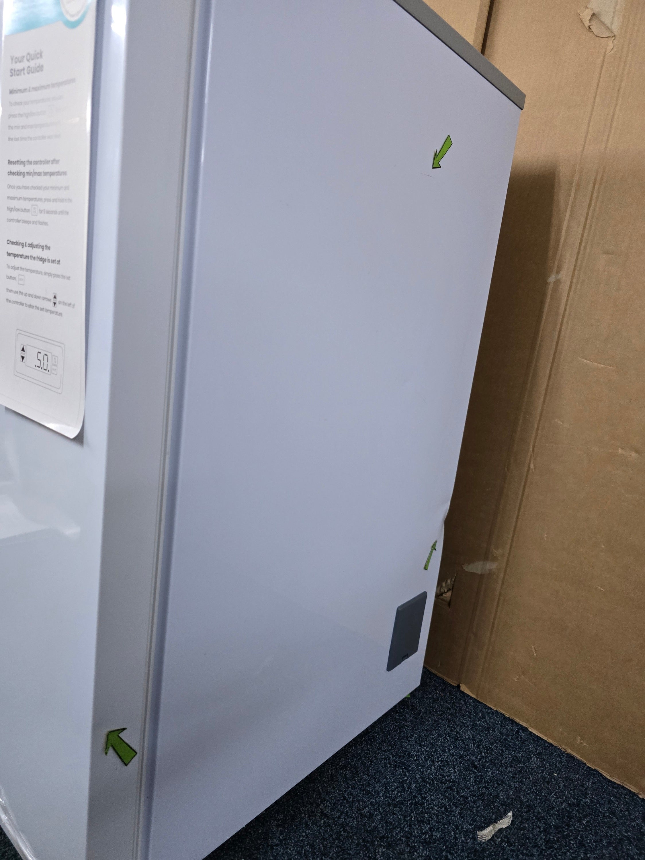 CoolMed CMS59 Pharmacy Fridge 62L Solid Door in White GRADE A