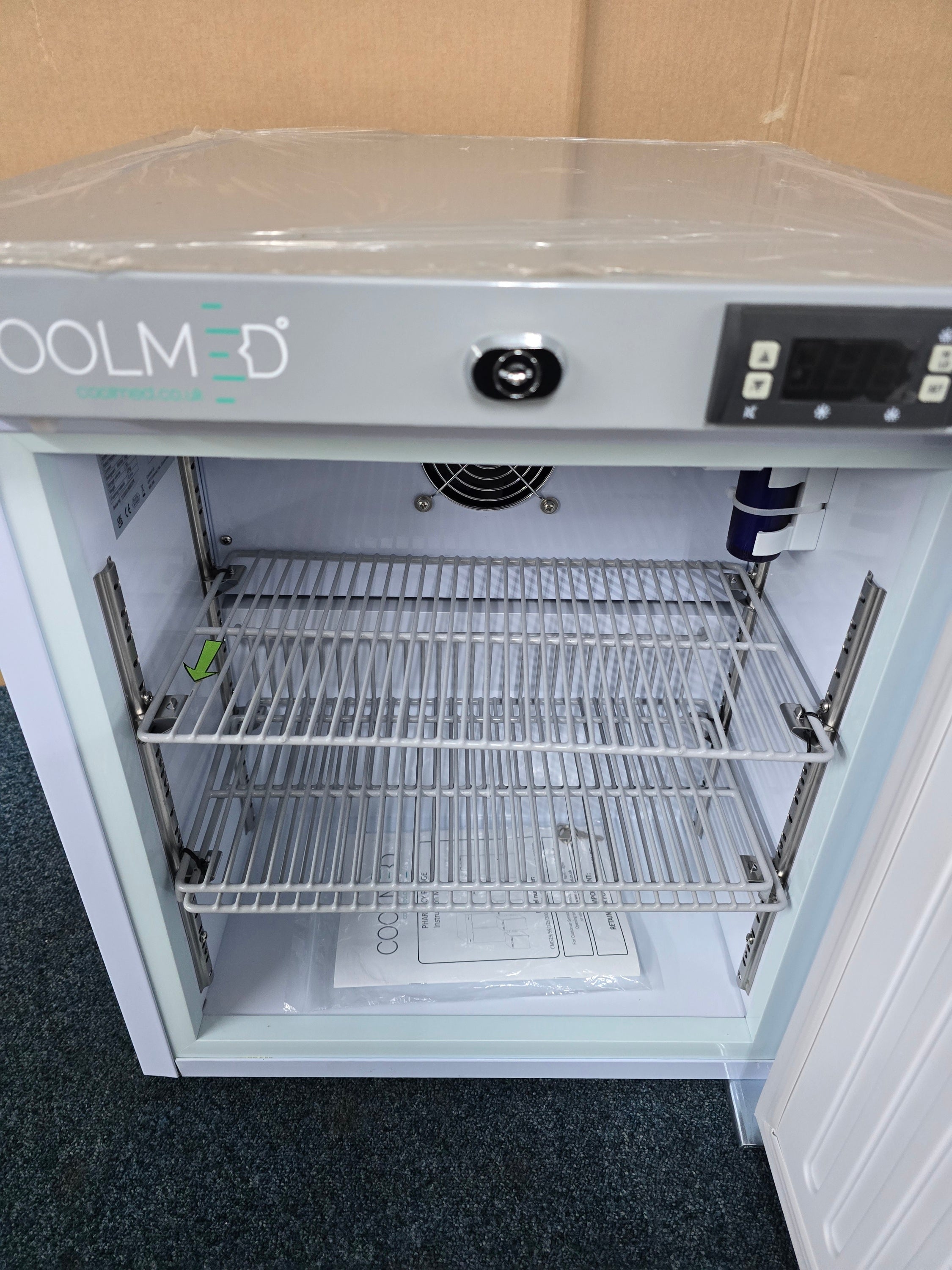 CoolMed CMS29 Pharmacy Fridge 29L Solid Door in White REFURBISHED