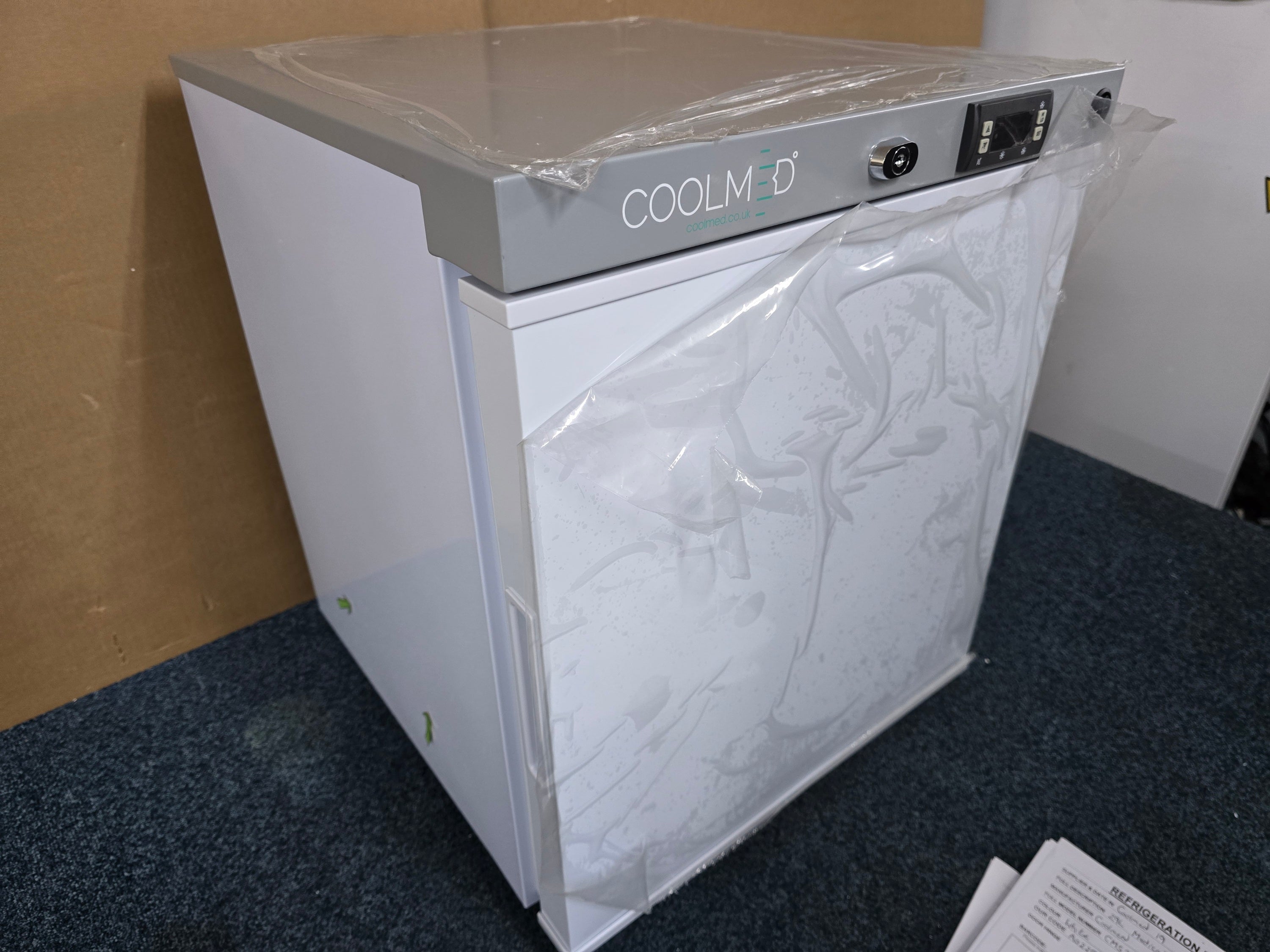 CoolMed CMS29 Pharmacy Fridge 29L Solid Door in White REFURBISHED