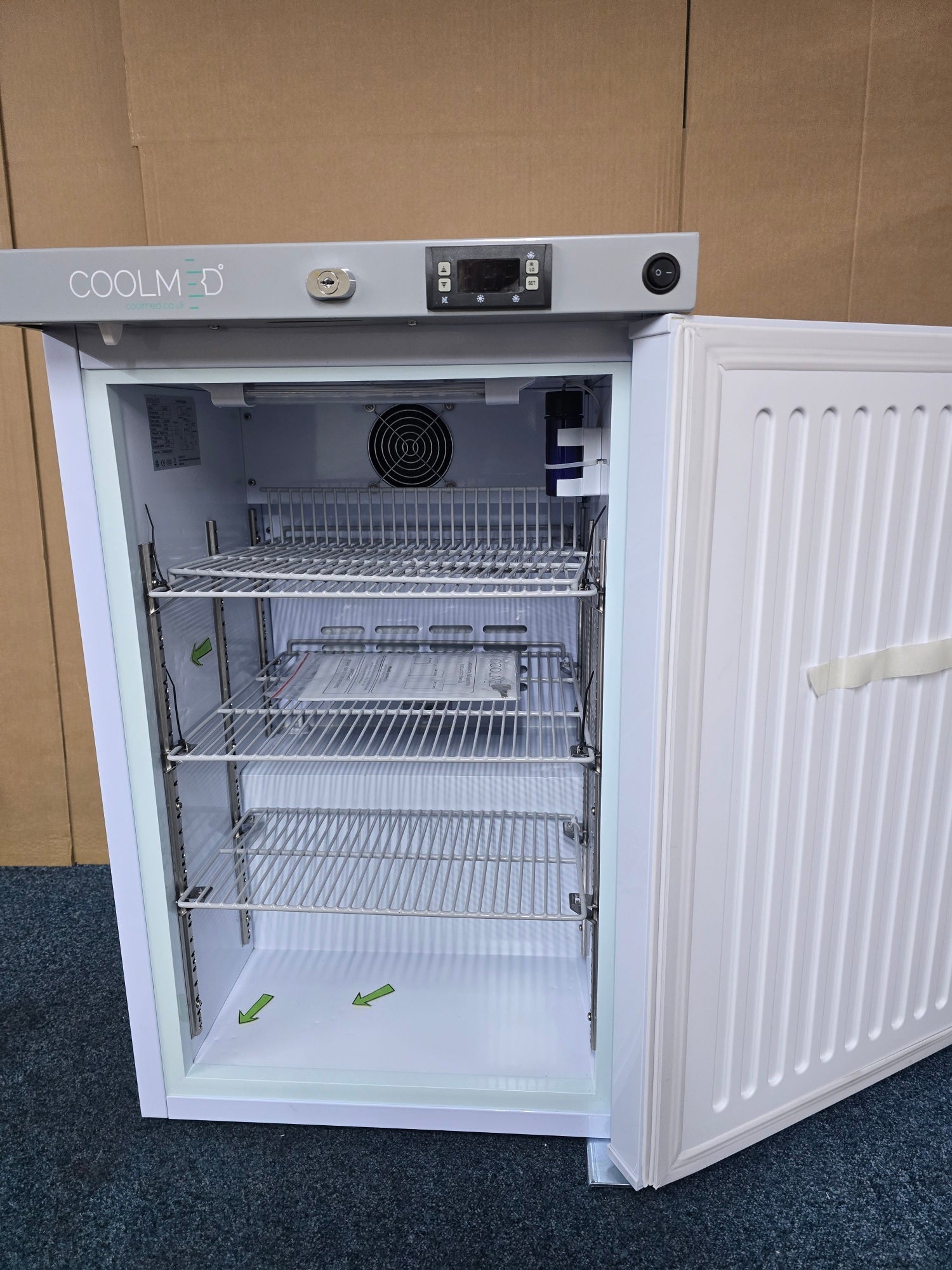 CoolMed CMS59 Pharmacy Fridge 62L Solid Door White CLEARANCE