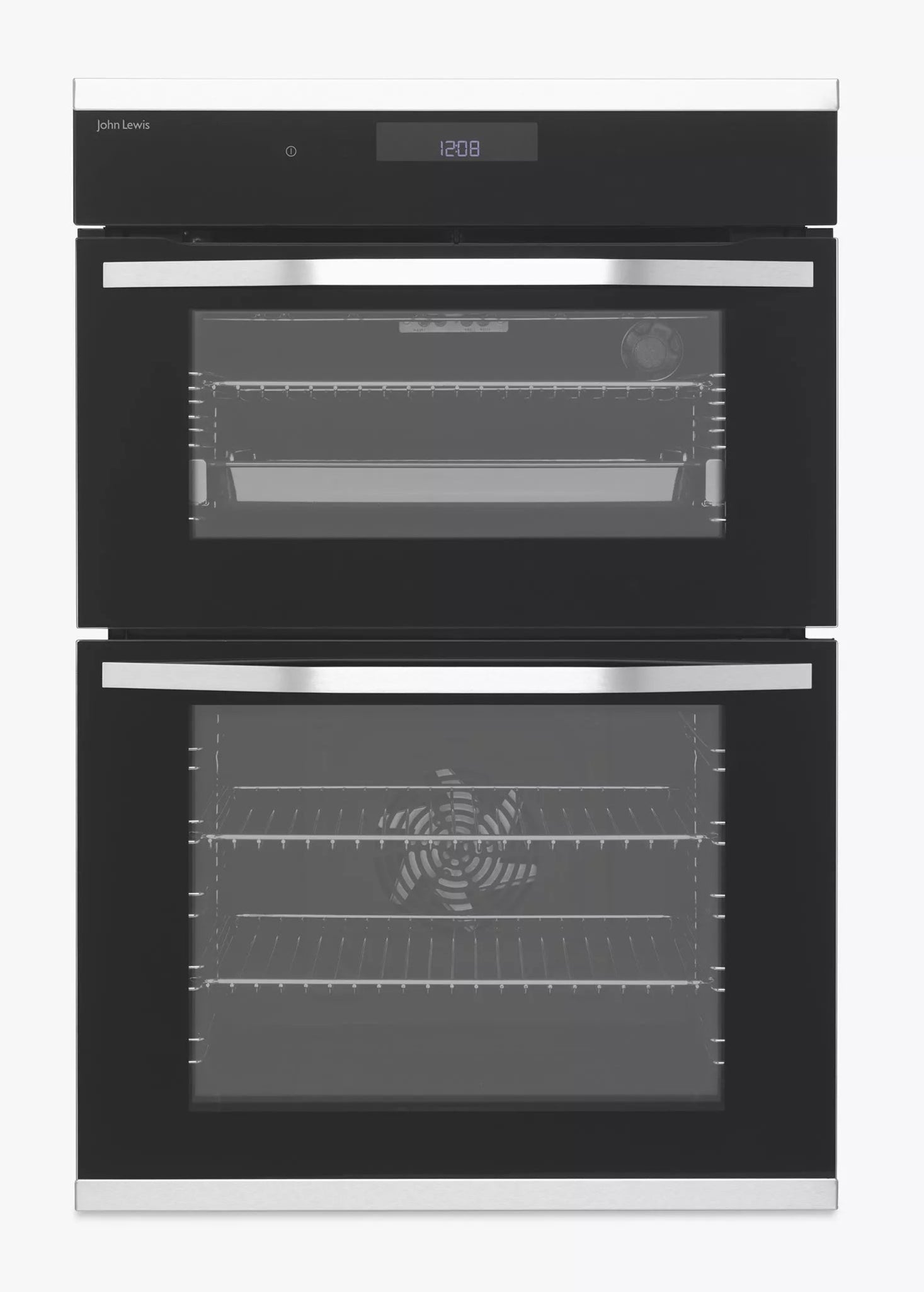 John Lewis JLBID0932X Built In Double Electric Oven in Stainless Steel GRADE B