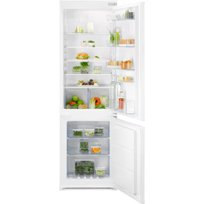 Electrolux LNT6NE18S Fridge Freezer Fully Integrated 70:30 Sliding