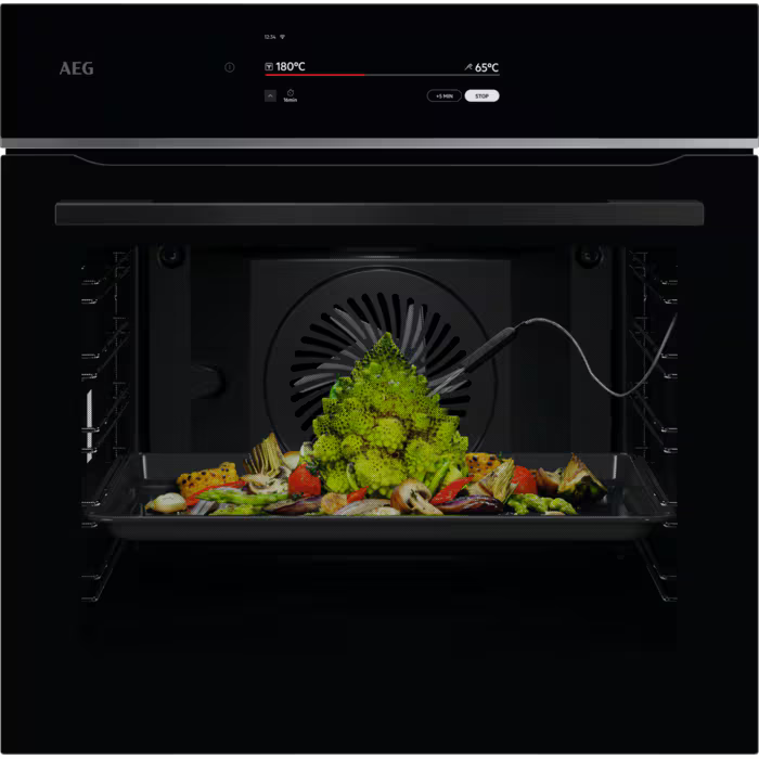 AEG TT9PB831AB Single Oven Electric Built In Gloss Black GRADE A
