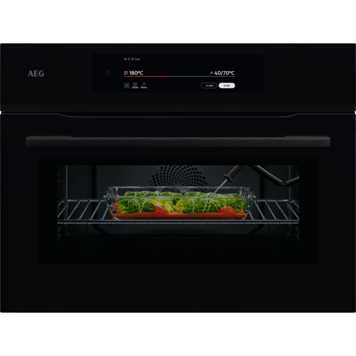 AEG NKK9N821B Combination Microwave and Oven in Black