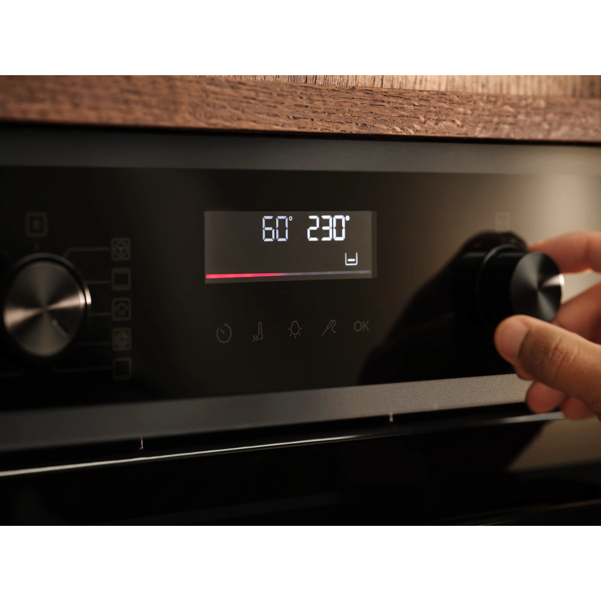 Electrolux EDF6C40UK Double Oven Built Under in Black