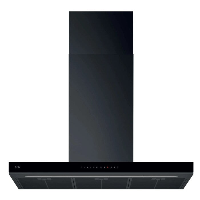 AEG GB97D91AB 8000 Series Cooker Hood 90cm Chimney Black