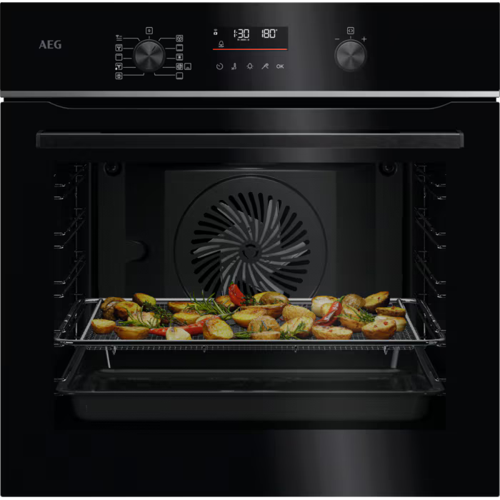 AEG NBS6P521AB 6000 Sense Cook Integrated Single Oven in Black GRADE A