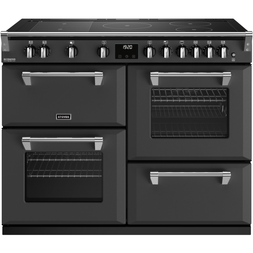 Stoves Richmond Deluxe D1100Ei RTY Range Cooker 110cm Induction Anthracite