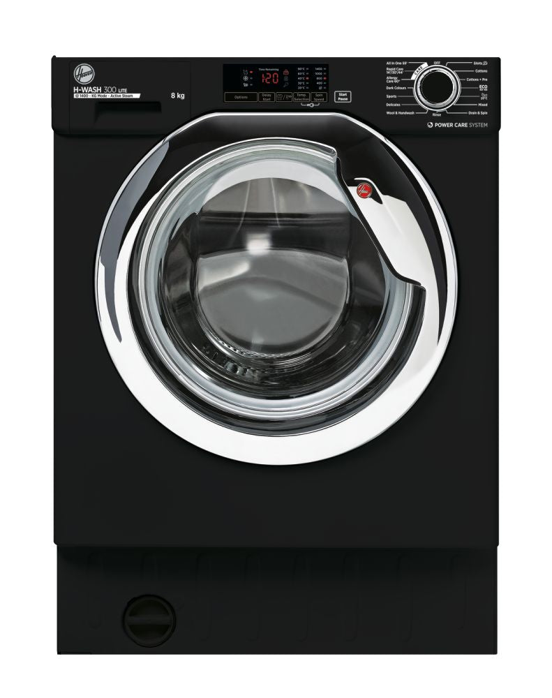 Hoover HBWS48D1ACBE-80 Washing Machine Integrated 8kg 1400rpm Black