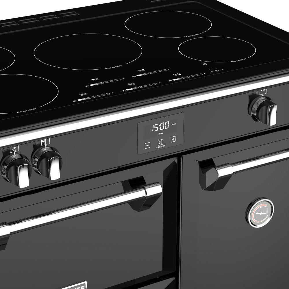Stoves Richmond S900EI 90cm Electric Induction Range Cooker in Black
