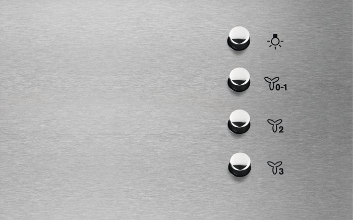 Electrolux LFV319Y 90cm Designer Angled Hood in Black & Stainless Steel