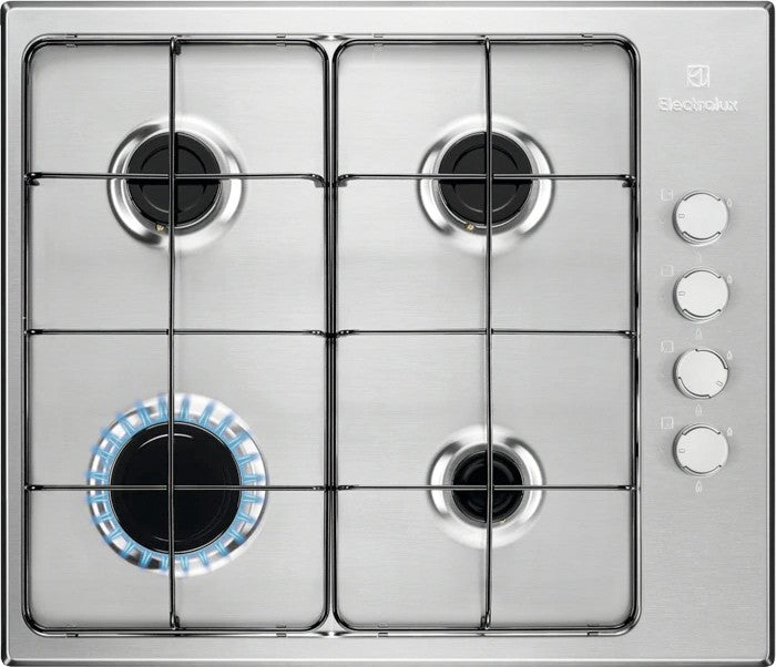 Electrolux KGS6404SX Gas Hob 60cm 4 Burner in Stainless Steel GRADE A