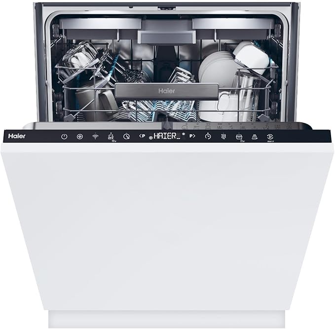 Haier XI6C4S3FSB Wi-Fi Integrated Full Size Dishwasher