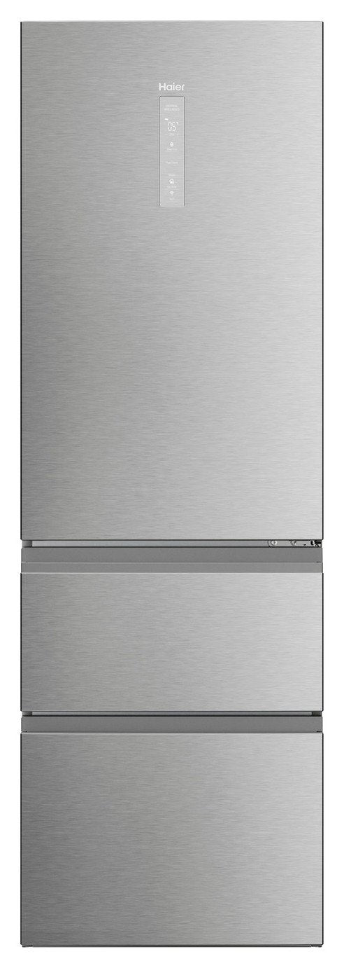 Haier HTW5618ENMG 4 Door Fridge Freezer Frost Free Stainless Steel