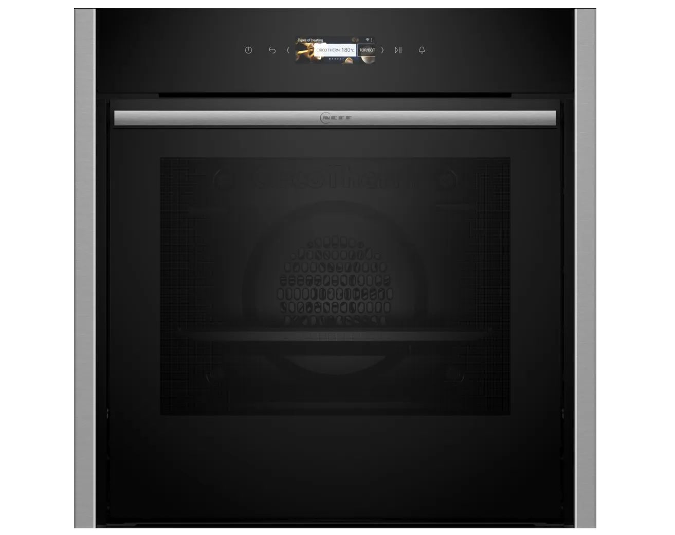 Neff B54CR71N0B Single Oven Electric Slide & Hide Stainless Steel GRADE B
