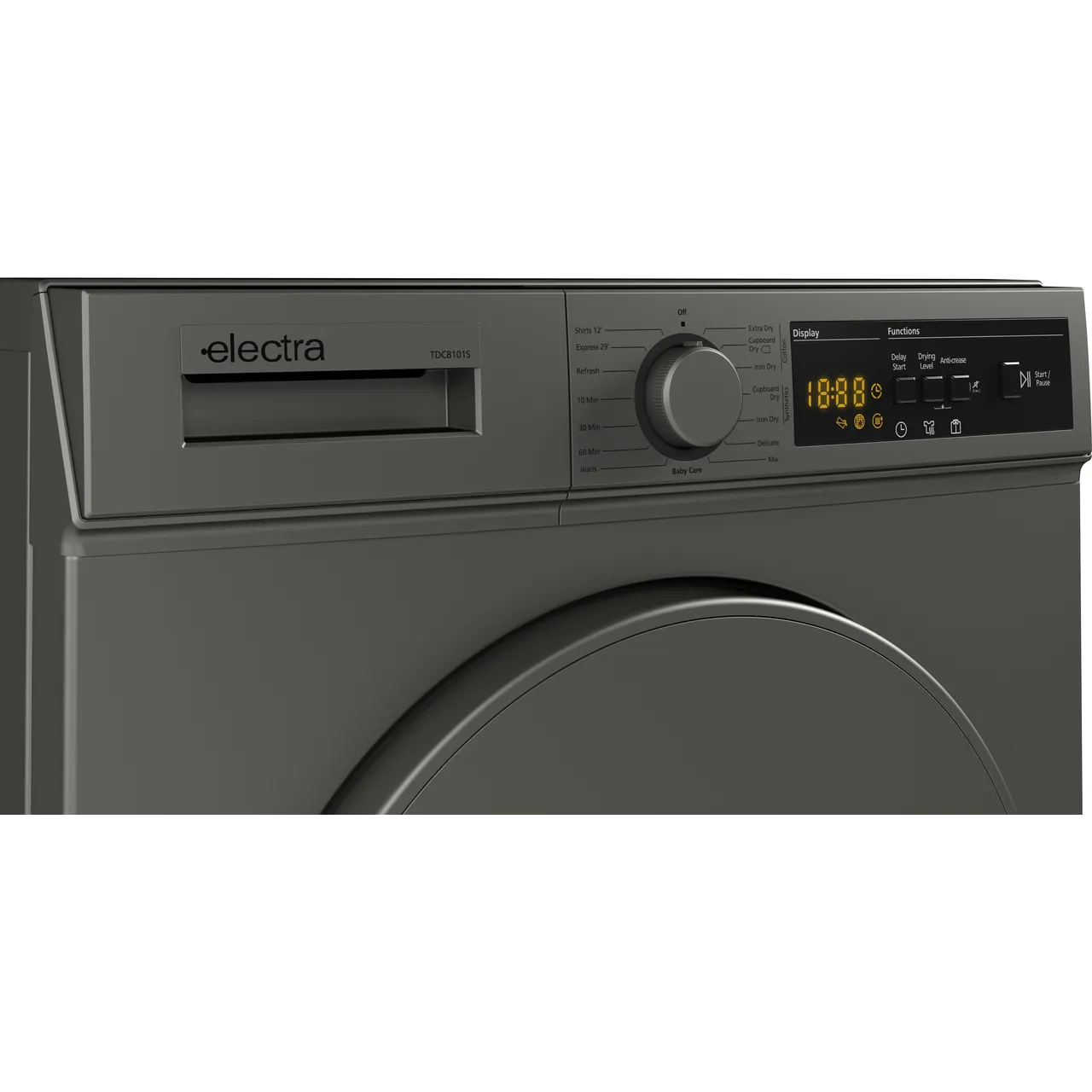 Electra TDC8101S 8kg Tumble Dryer Condenser in Silver