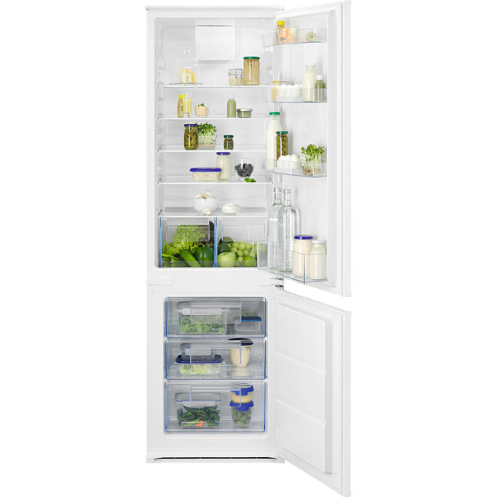 Zanussi ZNFN18ES3 Fridge Freezer Integrated 70:30 Low Frost Sliding