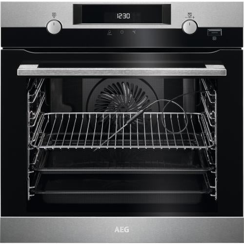 AEG BPK55636PM Single Oven Steam Pyrolytic Electric Stainless Steel GRADE A