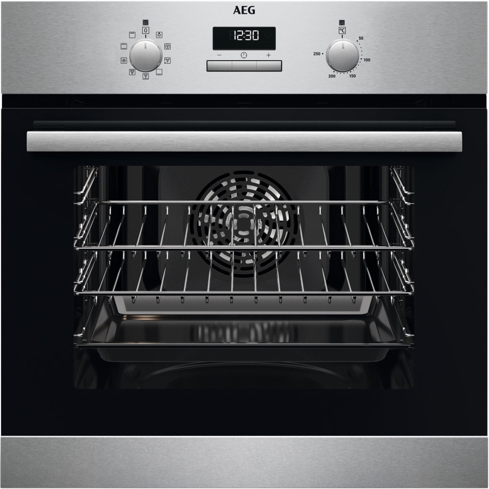AEG BSX23101XM Built In Electric Single Oven Stainless Steel
