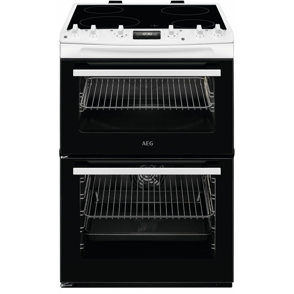 AEG CCX6540ACW Ceramic Cooker 60cm in White