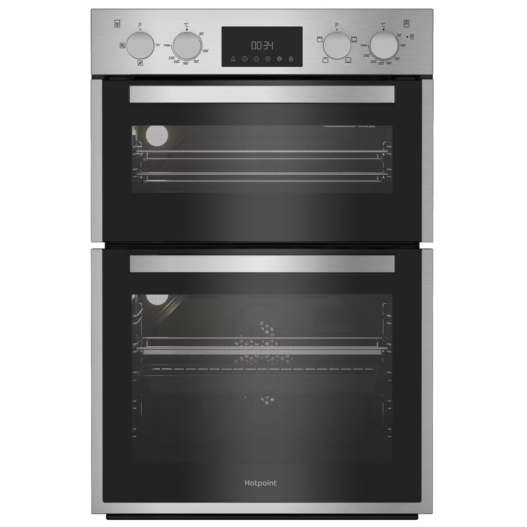 Hotpoint DIH10DIX Built in Double Oven in Stainless Steel