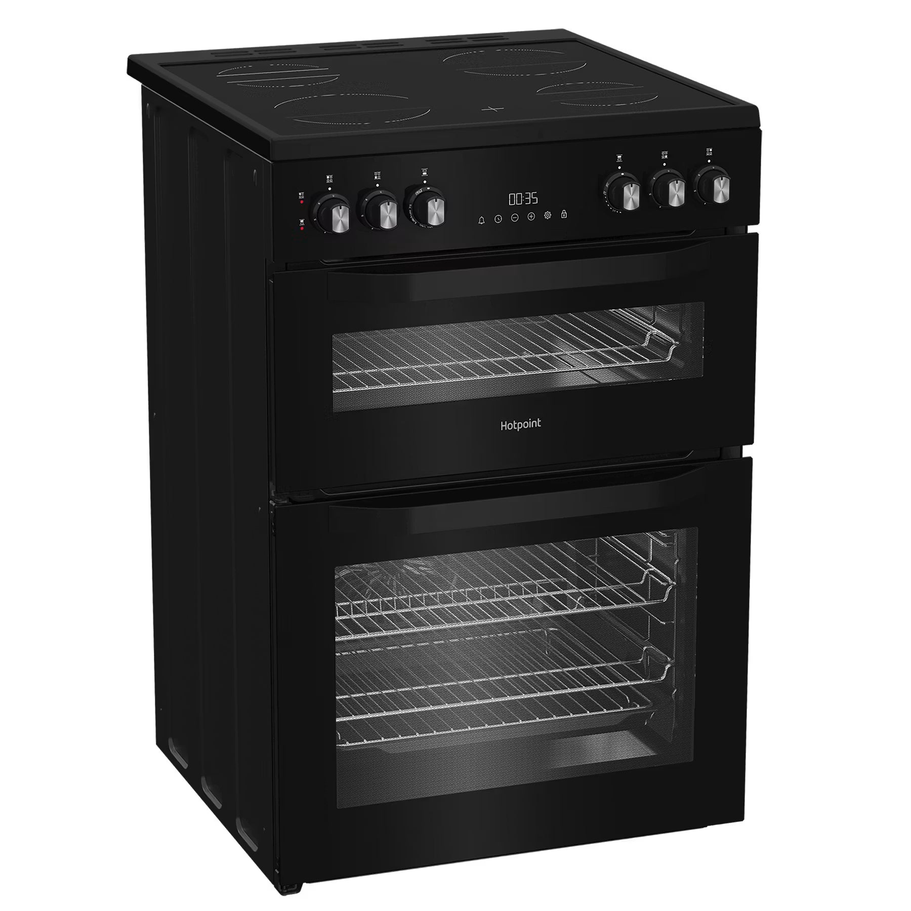 Hotpoint HDE6VDB1 Electric Cooker 60cm Induction Hob in Black