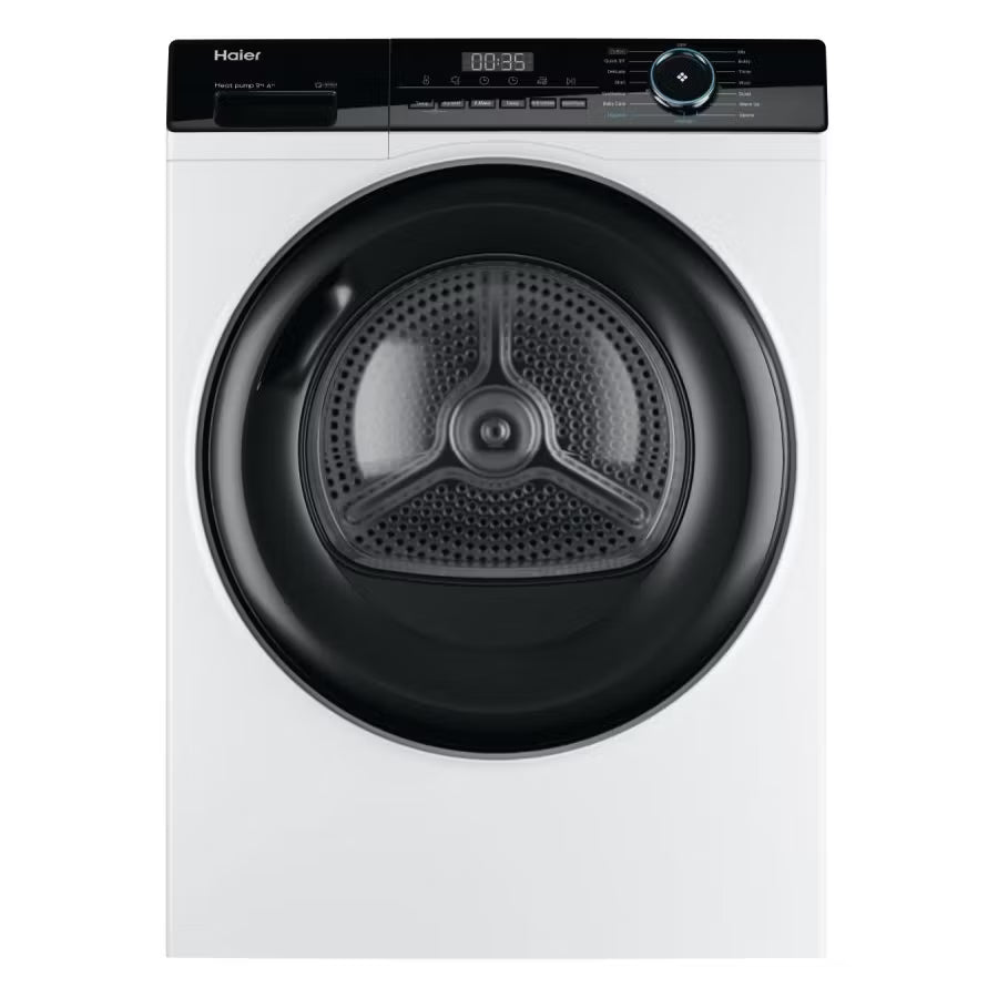Haier HD90-A2939 Tumble Dryer 9kg Heat Pump in White