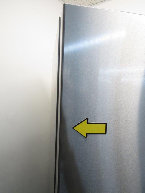 AEG RCB632E2MX 60cm Frost Free Fridge Freezer in Stainless Steel GRADE B