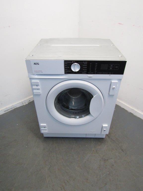 AEG LFX6G8434BI Washing Machine Integrated 8kg 1400rpm White GRADE A