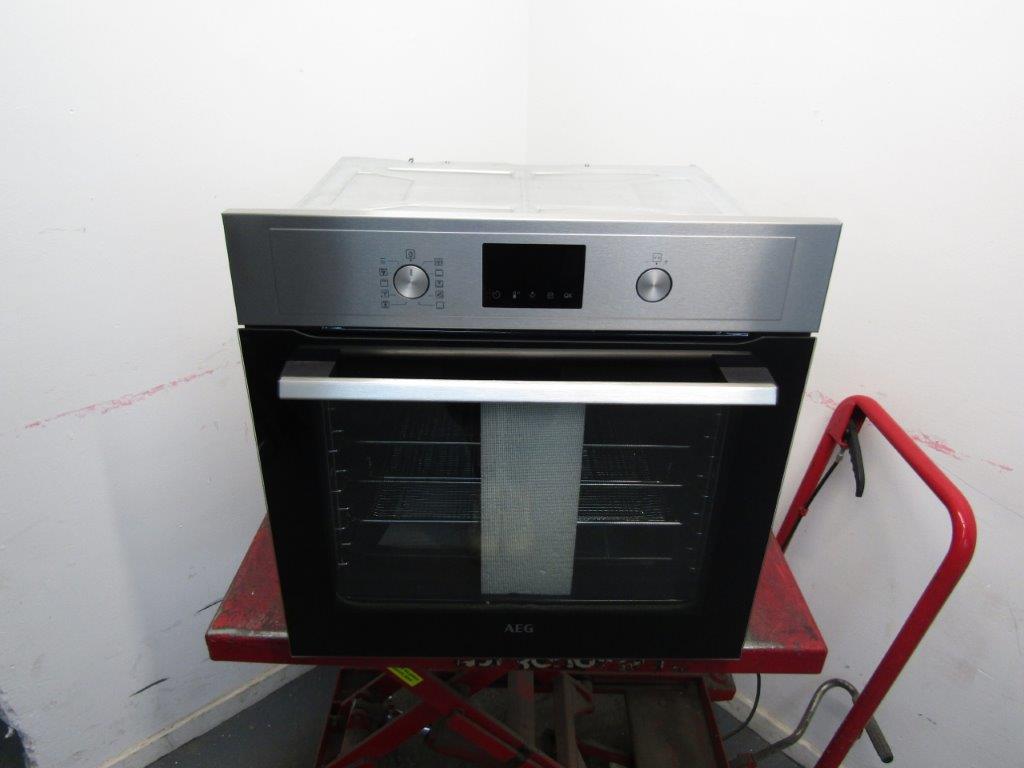 AEG BPX535A61M Single Oven Electric Built in Pyrolytic Stainless Steel GRADE A