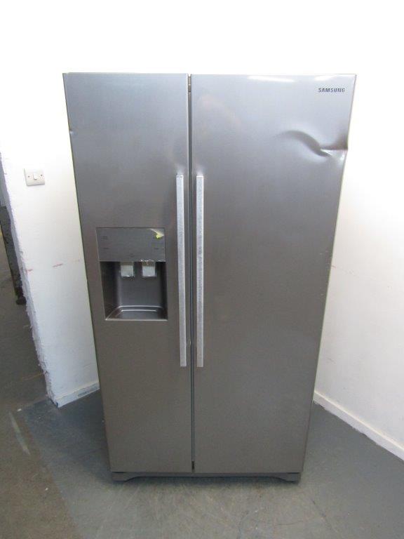 Samsung RS50N3513SA Fridge Freezer American Plumbed Ice & Water Inox GRADE B