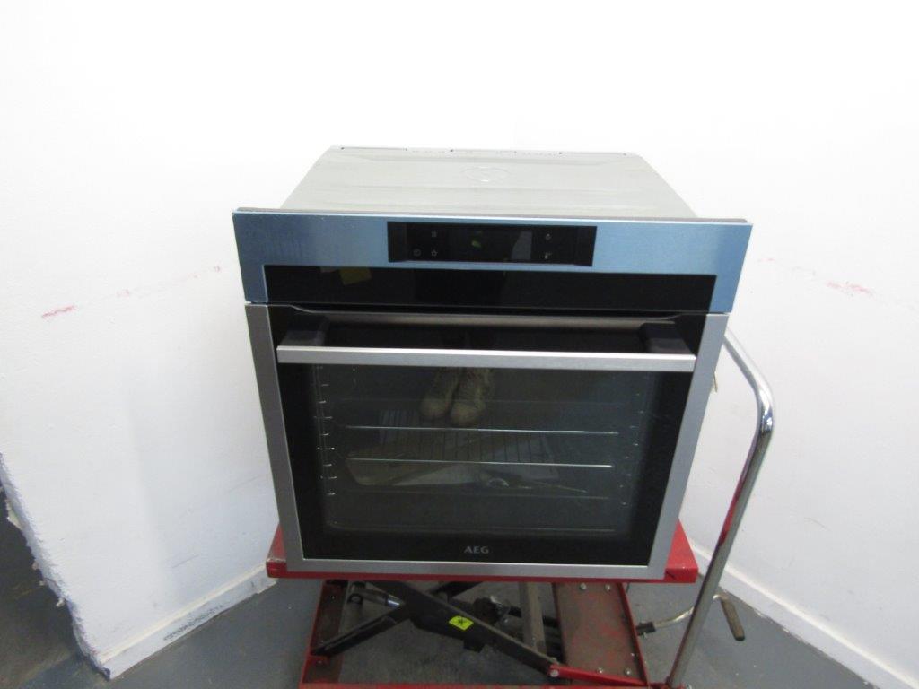 AEG BPE742380M Single Oven Electric Integrated Pyrolytic Stainless Steel GRADE A