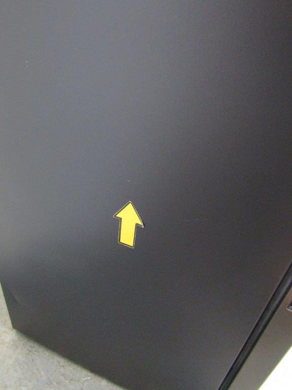 AEG RCB736E3MB Frost Free Fridge Freezer 60cm in in Black Steel GRADE A