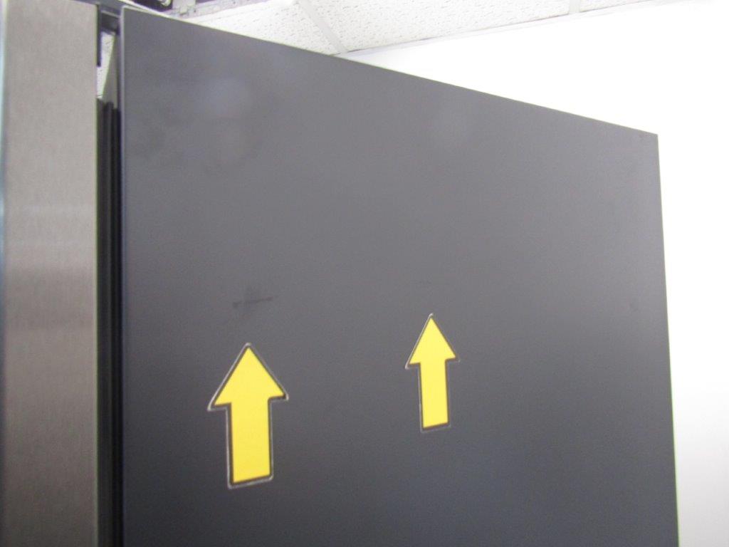 AEG RCB736E3MB Frost Free Fridge Freezer 60cm in in Black Steel GRADE A