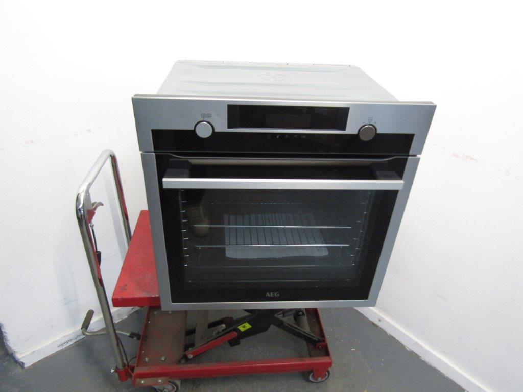 AEG BCE556060M Single Oven Electric Steambake Stainless Steel GRADE B