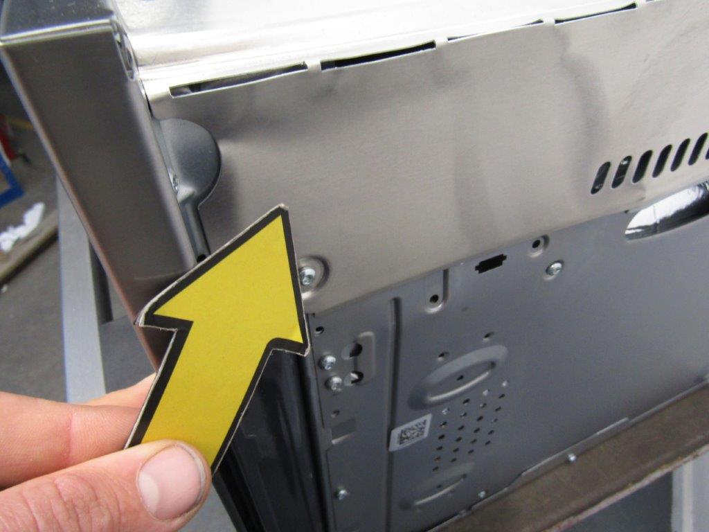 Zanussi ZVENM6X3 Compact Microwave Integrated Stainless Steel GRADE B